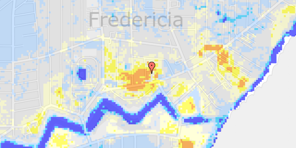 Ekstrem regn på Frejasvej 6, 1. tv