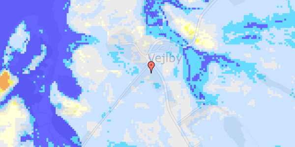 Ekstrem regn på Fårbækvejen 60