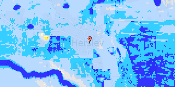 Ekstrem regn på Herslev Kirkevej 24