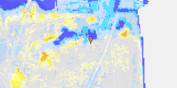 Ekstrem regn på Holtegårdsvej 2