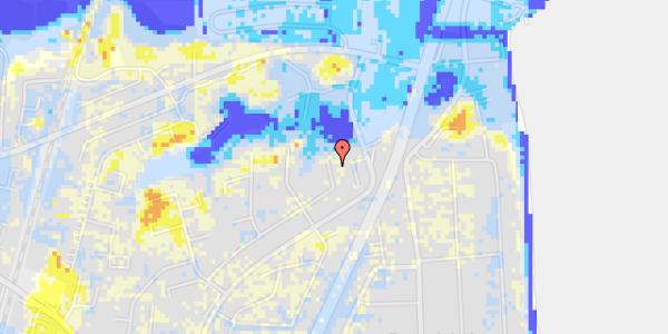 Ekstrem regn på Holtegårdsvej 3