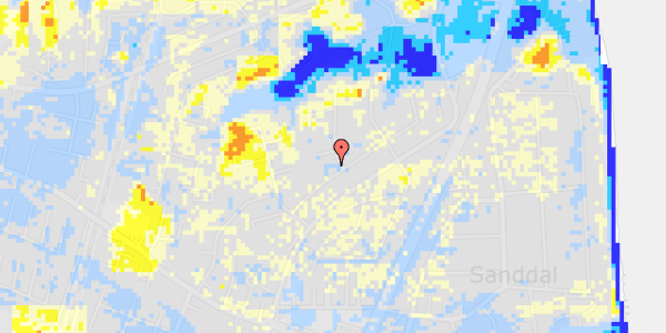 Ekstrem regn på Holtegårdsvej 26