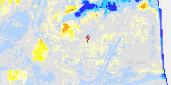 Ekstrem regn på Holtegårdsvej 35