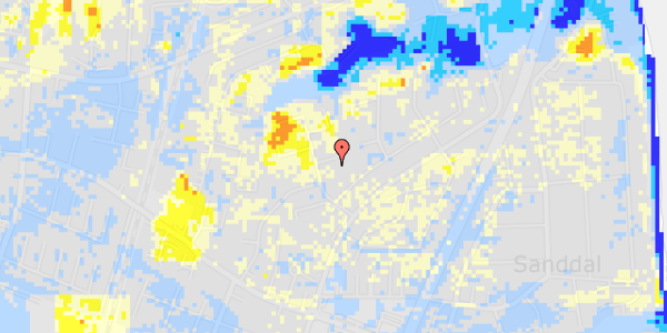 Ekstrem regn på Kildebakken 8