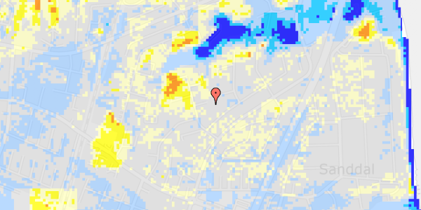 Ekstrem regn på Kildebakken 10