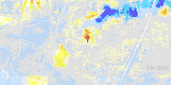 Ekstrem regn på Kildebakken 15