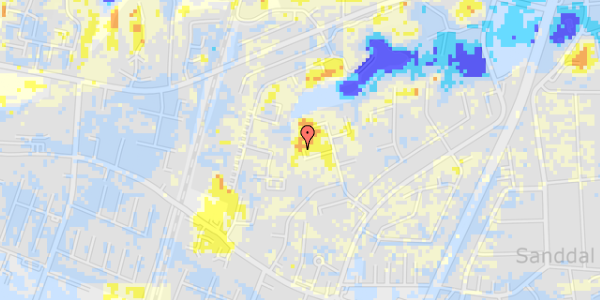 Ekstrem regn på Kildebakken 19