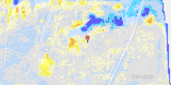 Ekstrem regn på Kildebakken 22