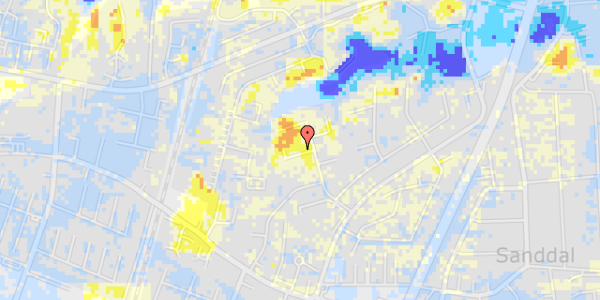 Ekstrem regn på Kildebakken 23