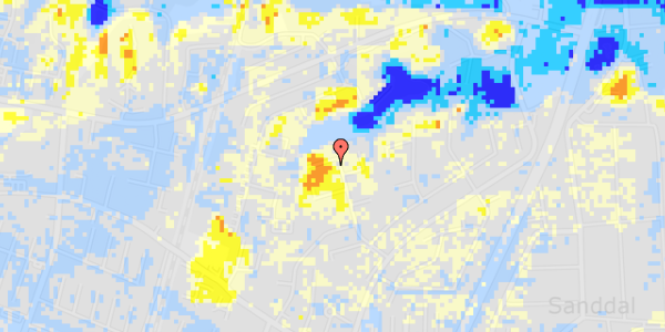 Ekstrem regn på Kildebakken 27