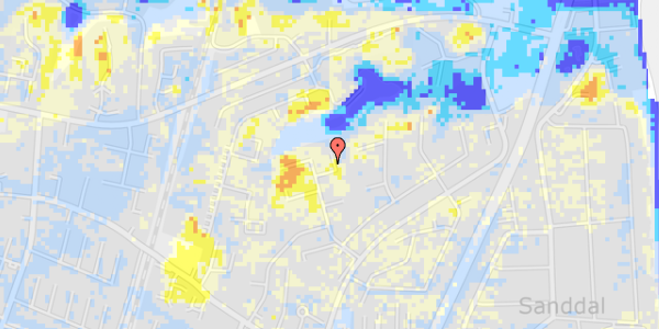 Ekstrem regn på Kildebakken 30