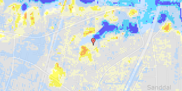 Ekstrem regn på Kildebakken 34