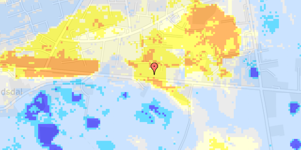 Ekstrem regn på Kolding Landevej 138