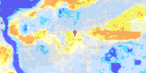 Ekstrem regn på Kolding Landevej 170