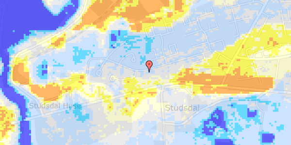 Ekstrem regn på Krybily Allé 35