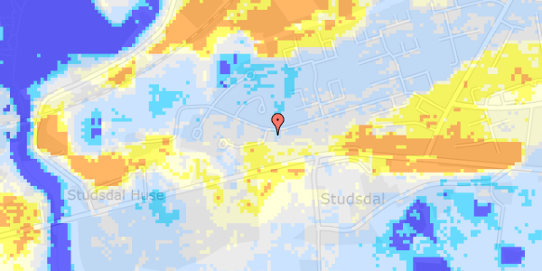 Ekstrem regn på Krybily Allé 37