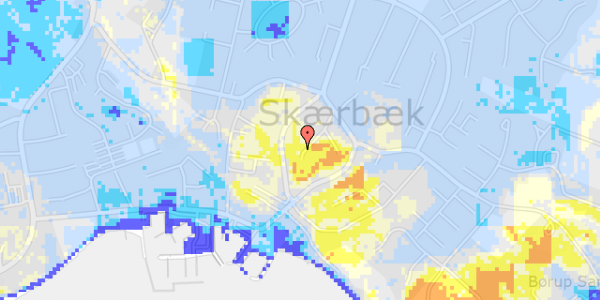 Ekstrem regn på Lodsvej 14