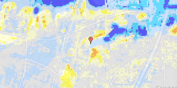 Ekstrem regn på Møllebo Allé 27