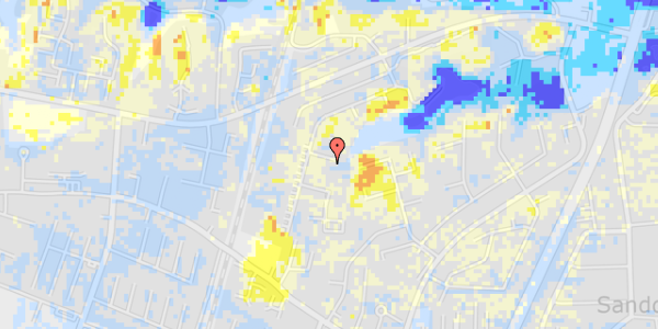 Ekstrem regn på Møllebo Allé 33