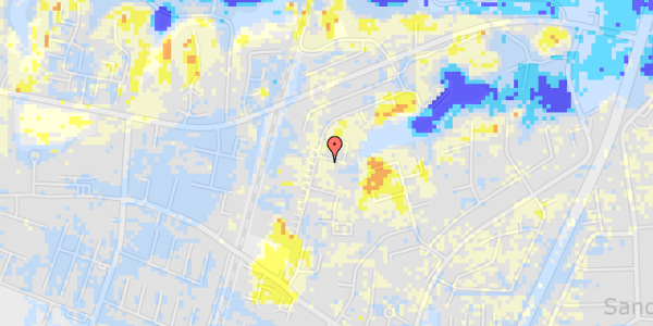 Ekstrem regn på Møllebo Allé 35