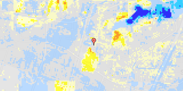 Ekstrem regn på Møllebo Allé 50, 2. th