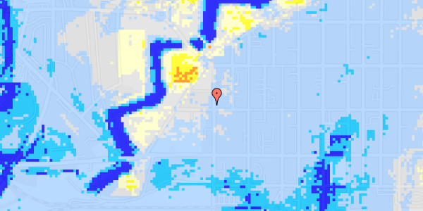 Ekstrem regn på Norgesgade 16, 1. 