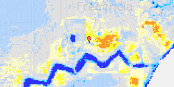 Ekstrem regn på Nymarksvej 4, 2. th