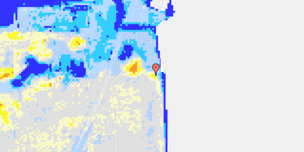 Ekstrem regn på Sanddal Strandsti 6