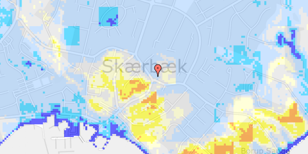 Ekstrem regn på Skærbæk Havnegade 13