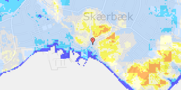 Ekstrem regn på Skærbæk Havnegade 30, st. 