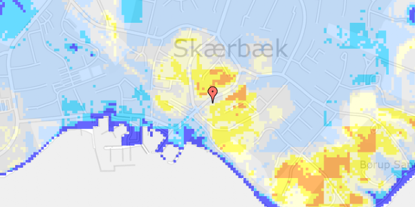 Ekstrem regn på Skærbæk Havnegade 31