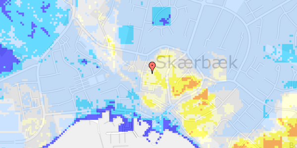 Ekstrem regn på Skærbæk Møllevej 7