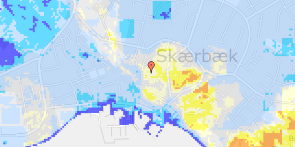 Ekstrem regn på Skærbæk Møllevej 11