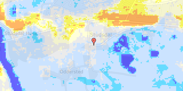 Ekstrem regn på Studsdalvej 41