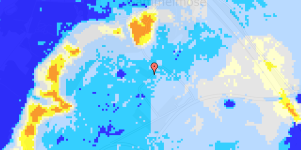 Ekstrem regn på Taulov Skovvej 17