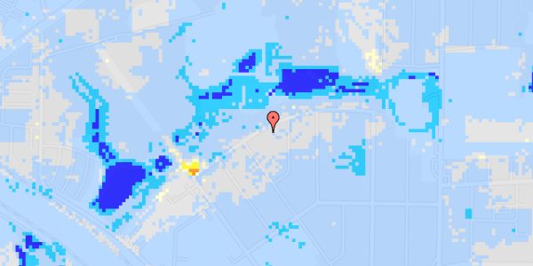 Ekstrem regn på Thulesvej 16