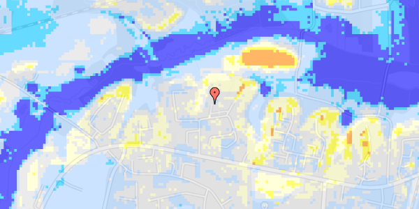 Ekstrem regn på Toftegårdsvej 1