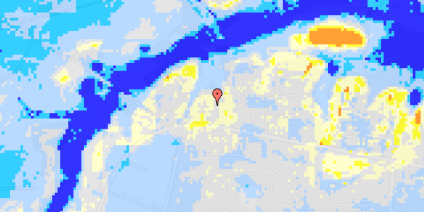 Ekstrem regn på Vinkildegårdsvej 8