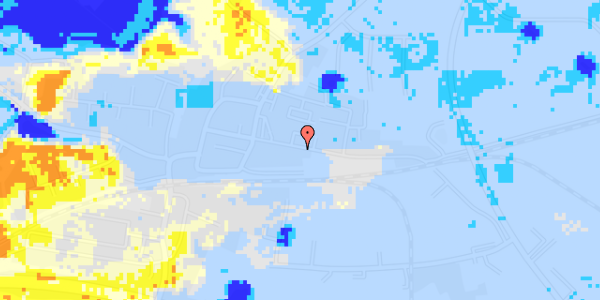 Ekstrem regn på Østergade 18