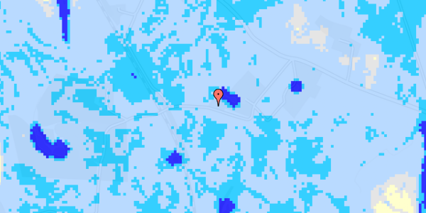 Ekstrem regn på Grumstrupvej 16