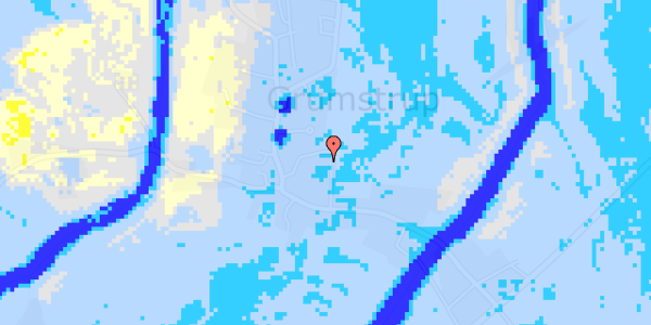 Ekstrem regn på Grumstrupvej 39