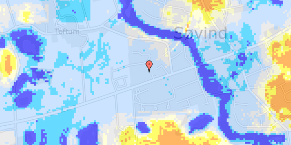 Ekstrem regn på Haldrupvej 46H