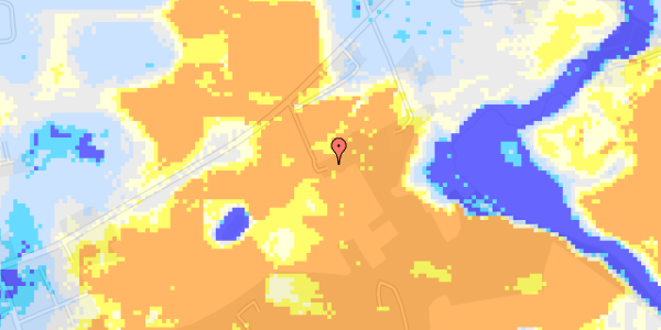 Ekstrem regn på Oddervej 14