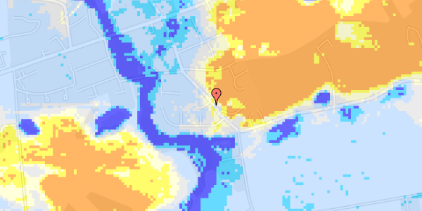 Ekstrem regn på Sandbjergvej 28