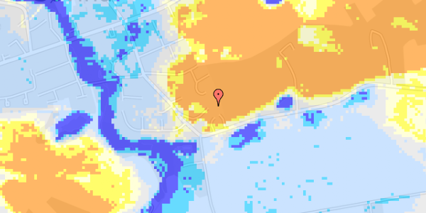 Ekstrem regn på Sandbjergvej 39