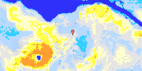 Ekstrem regn på Skanderborgvej 23