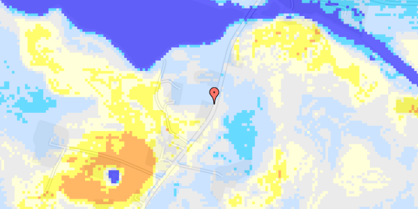 Ekstrem regn på Skanderborgvej 25