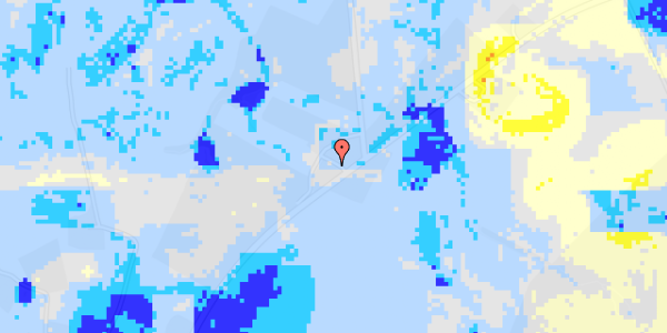 Ekstrem regn på Ydingvej 23