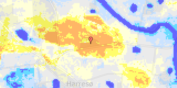 Ekstrem regn på Gl. Tingvej 34