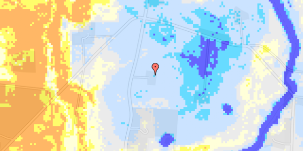 Ekstrem regn på Hærvejen 188